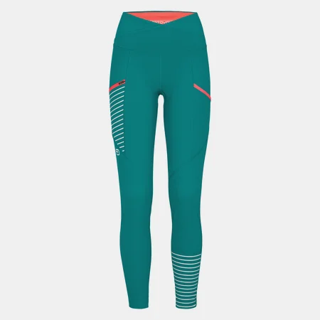 Leg�ny ORTOVOX W�s Mandrea tights pacific green