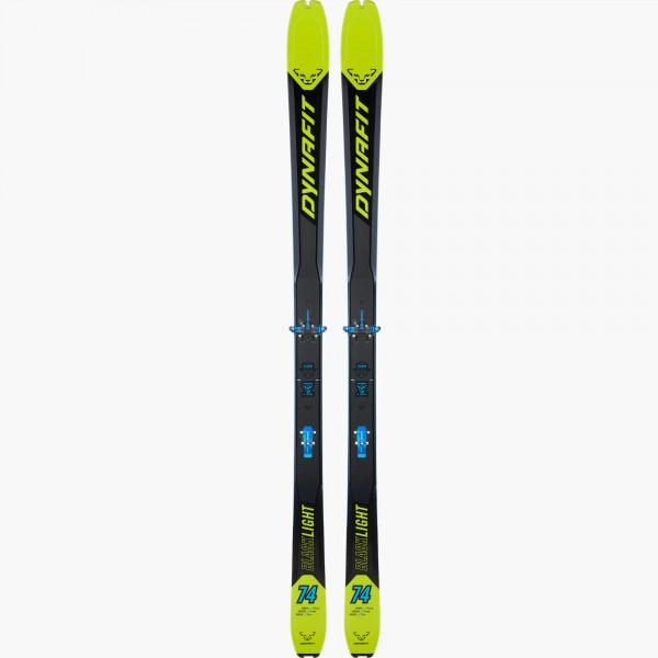 Lye DYNAFIT Blacklight 74 Ski lime yellow carbon black