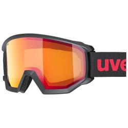 Okuliare UVEX Athletic FM black matt/red clear S2