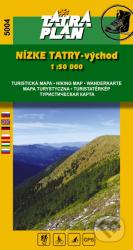 Turistická mapa TATRA PLAN Nízke Tatry - východ  1:50 000