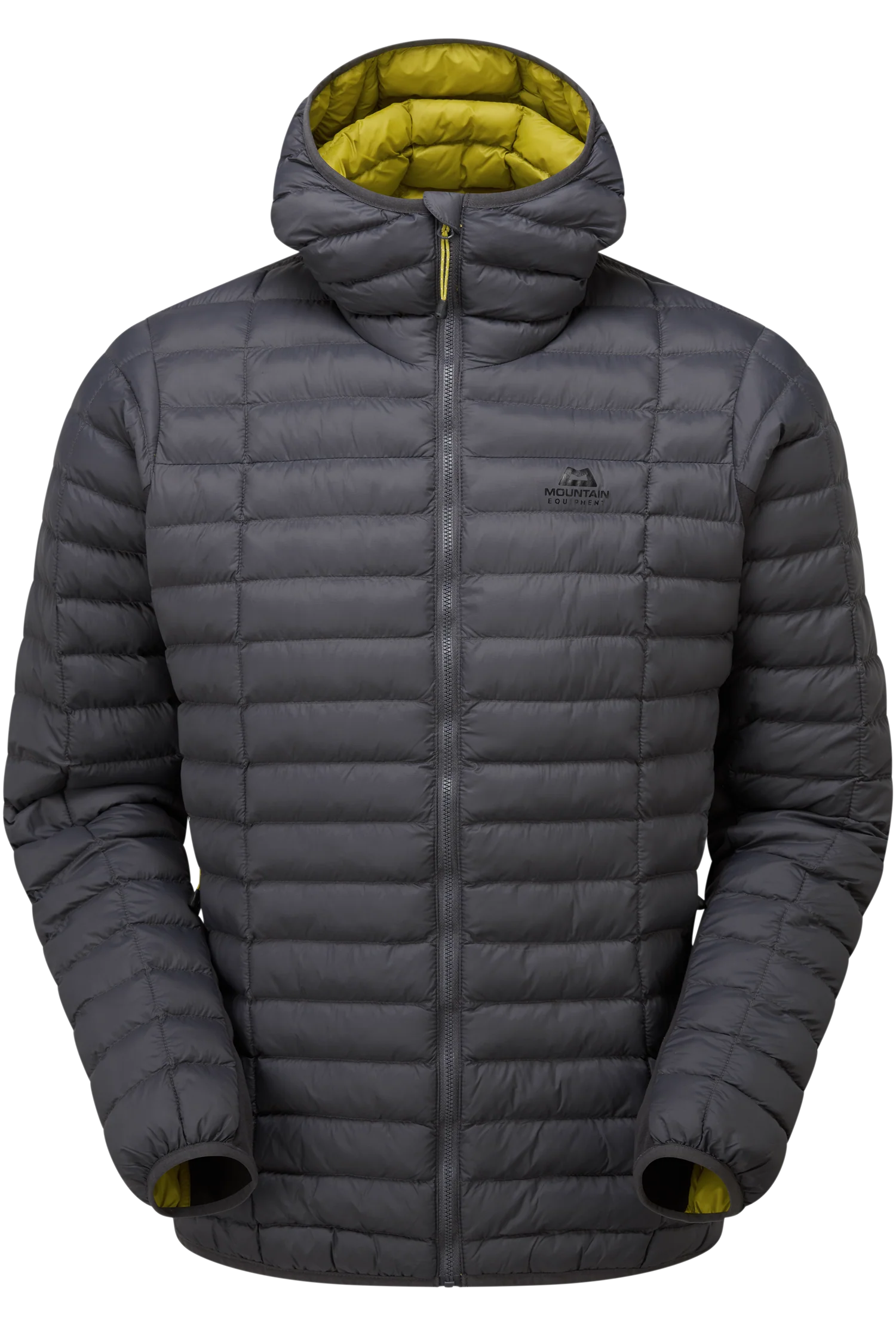Bunda MOUNTAIN EQUIPMENT Particle Hooded Jacket Mens Anvil/Obsidian 
