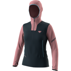 Mikina DYNAFIT Traverse PTC Hooded JKT W mokarosa