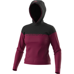 Mikina DYNAFIT 24/7 Drirelease hoody W beet red