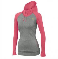 Mikina KARPOS Croda da lago dmska ruov/siv