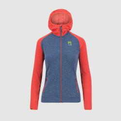 Mikina KARPOS W Ambrizzola so zipsom hot coral 