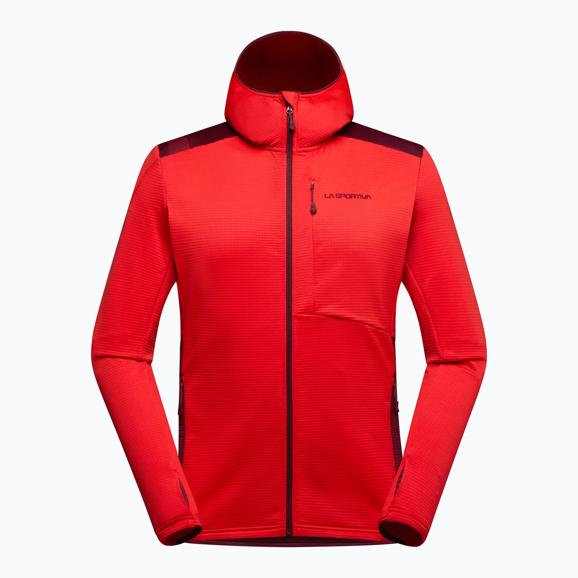 Mikina LA SPORTIVA Chill Thermal Hoody M mountain red/redwood