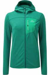 Mikina MOUNTAIN EQUIPMENT Ws Lumiko Hooded jacket spruce/deep green