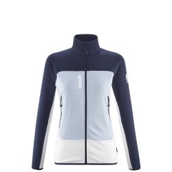 Mikina MILLET Fusion Grid W foggy dew/saphir