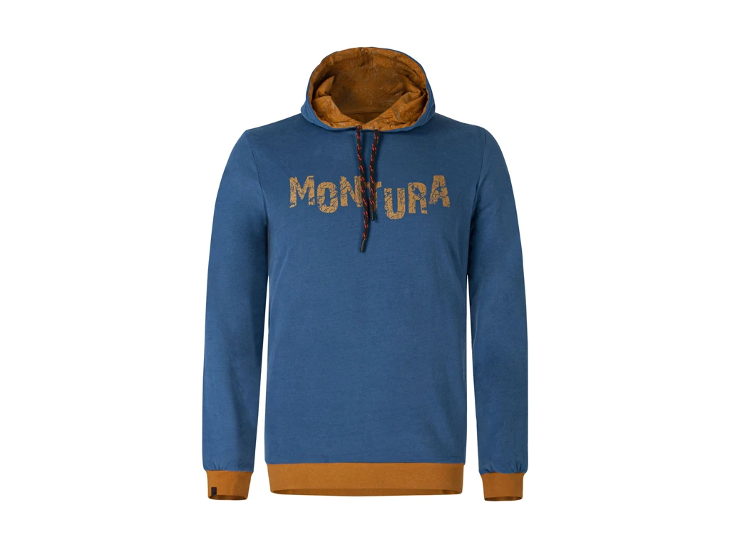 Mikina MONTURA Karok Maglia deep blue/caramel delave