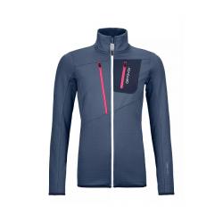 Mikina ORTOVOX W�s Fleece Grid Jacket night blue