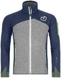 Mikina ORTOVOX Fleece Plus Jacket night blue