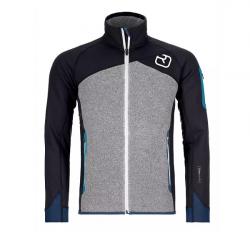 Mikina ORTOVOX Fleece Plus Jacket black raven