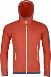 Mikina ORTOVOX Fleece Light Hoody High crazy orange