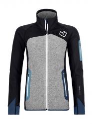 Mikina ORTOVOX Ws Fleece Plus Jacket Black Raven
