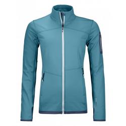 Mikina ORTOVOX W�s Fleece Light Jacket aqua