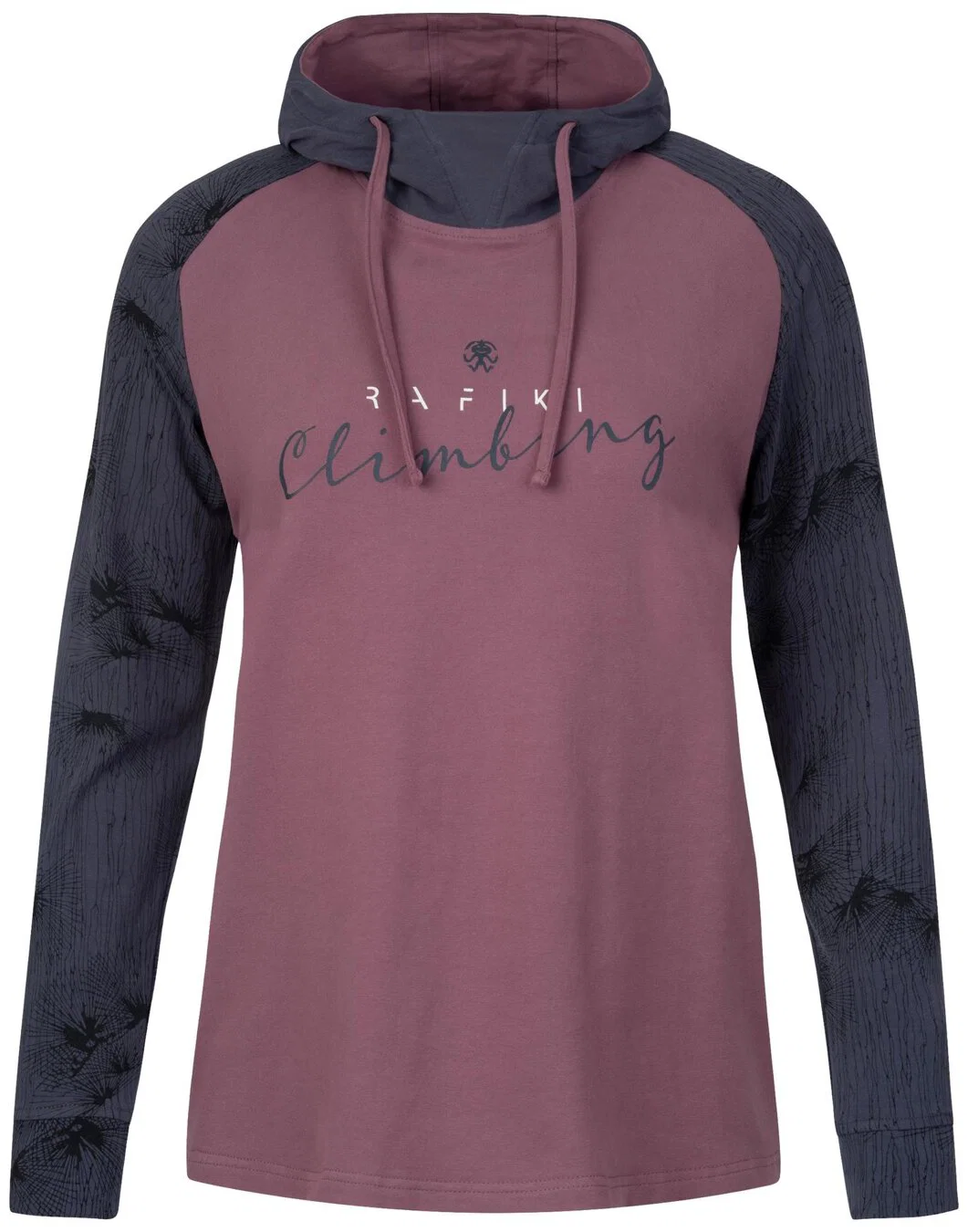 Mikina RAFIKI Estrella Hoody W grape shake/ink