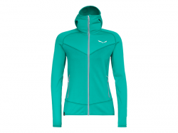 Mikina SALEWA Puez 3 PL W FZ HDY lagoon green