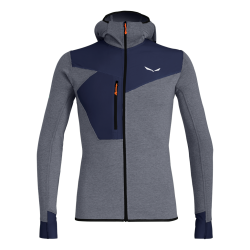 Mikina SALEWA Puez 2 Dry M L/S Hood FZ Tee navy blazer