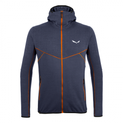 Mikina SALEWA Light micro pl M FZ navy blazer