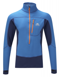 Mikina MOUNTAIN EQUIPMENT Eclipse Zip Tee ocean/navy