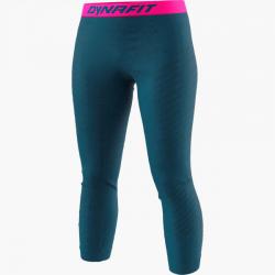 Termo nohavice DYNAFIT Tour Light Merino W 3/4 tight petrol