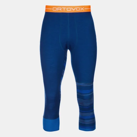 Termo nohavice ORTOVOX 210 Supersoft short pants petrol blue