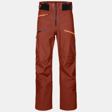 Nohavice ORTOVOX 3L Deep shell pants clay orange