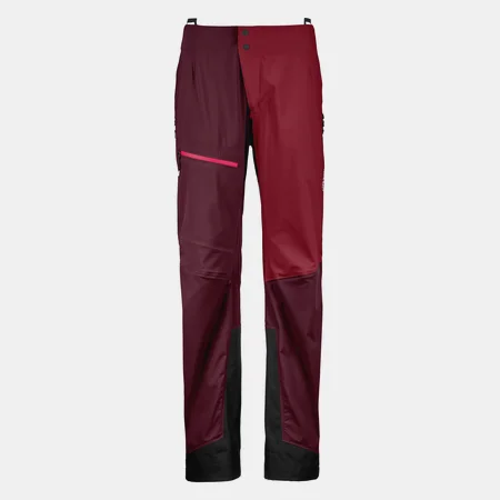 Nohavice ORTOVOX Ws Ortler pants dark wine
