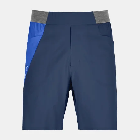 Nohavice ORTOVOX Piz selva shorts blue lake
