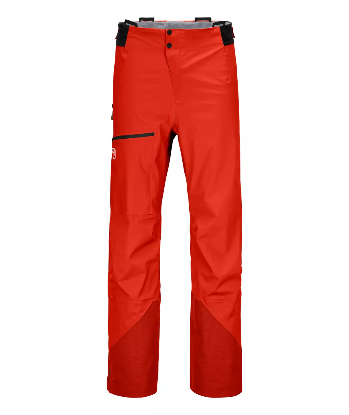 Nohavice ORTOVOX 3L Ortler Pants M hot orange