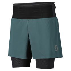 Nohavice SCOTT Hybrid shorts Ms RC Run green/black