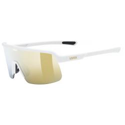 Okuliare UVEX Dyrt white matt/mirror gold