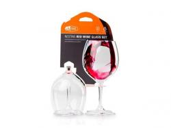 Poháre GSI Nesting Red Wine Glass Set