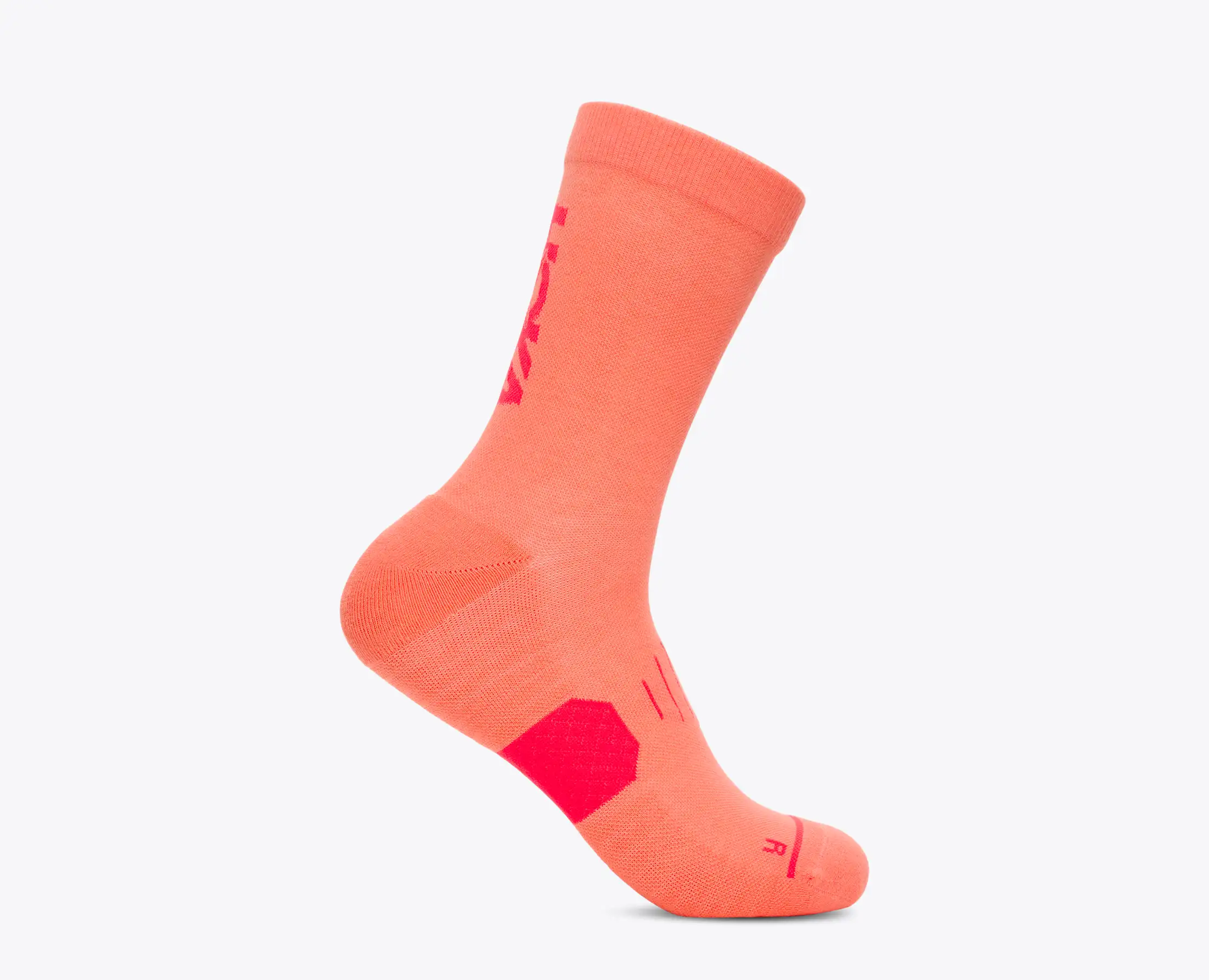 Pono�ky HOKA GPX Crew Run Sock neon cantaloupe