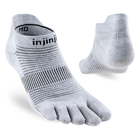 Ponozky INJINJI Run LW NS Gray 2