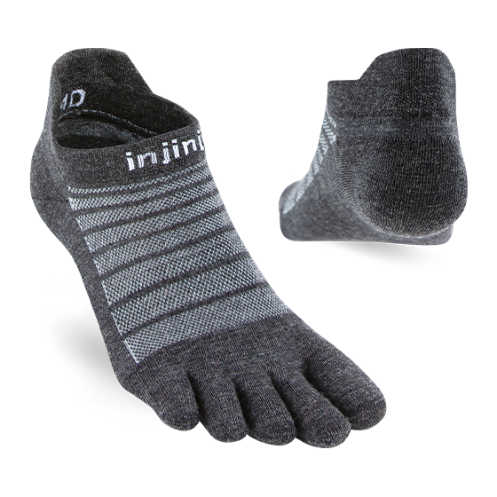 Ponozky INJINJI Run LW nuwool slate 2