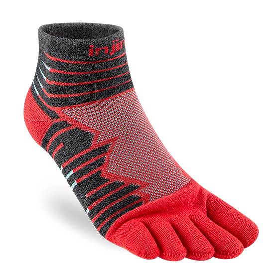 Ponožky INJINJI Ultra Run MiniCrew lava