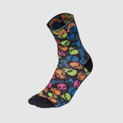 Ponoky KARPOS Green fire socks multicolor