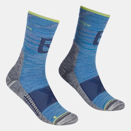 Pono�ky ORTOVOX  Alpinist Pro Compression Mid socks safety blue