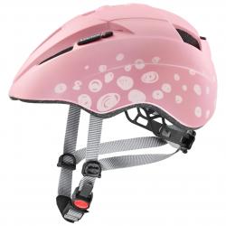Prilba UVEX c kids pink polka dots mat 46-52cm