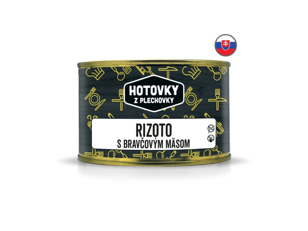 Rizoto s br.msom HOTOVKY Z PLECHOVKY 400g