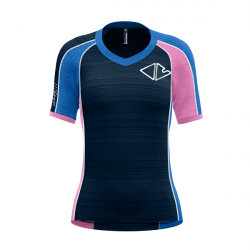 Tri�ko CRAZY IDEA Ionic woman blossom bluette