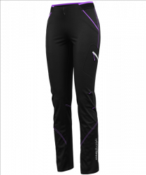 Nohavice CRAZY IDEA Pant Ionic light black lilla