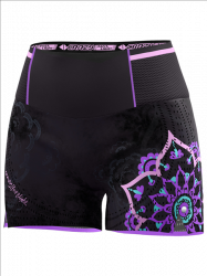 Nohavice CRAZY IDEA short lightning mandala