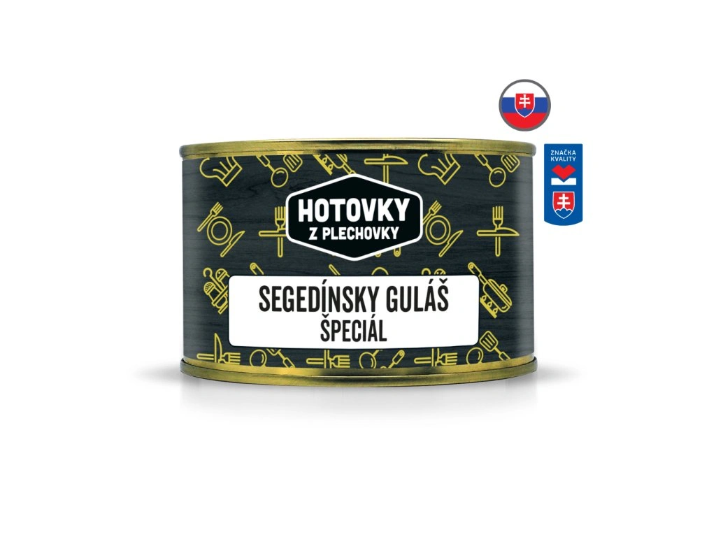 Segednsky gu HOTOVKY Z PLECHOVKY 400g