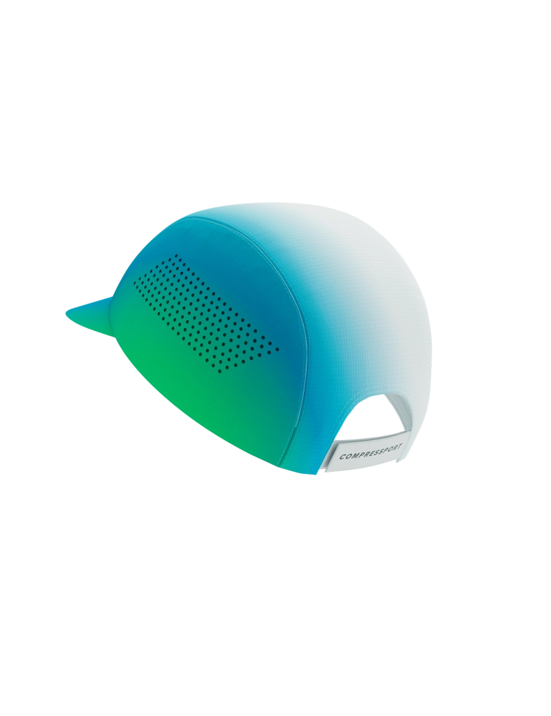 Siltovka_Compressport_Pro_Racing_Cap_star_white_blue_green_2