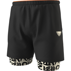 �ortky DYNAFIT Trail 2in1 Shorts M black out overcast