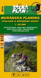 Turistick mapa TATRA PLAN Murnska Planina 1:50 000