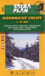 Turistick mapa TATRA PLAN Kremnick Vrchy 1:35 000