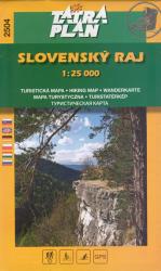 Turistická mapa TATRA PLAN Slovenský Raj  1:25 000